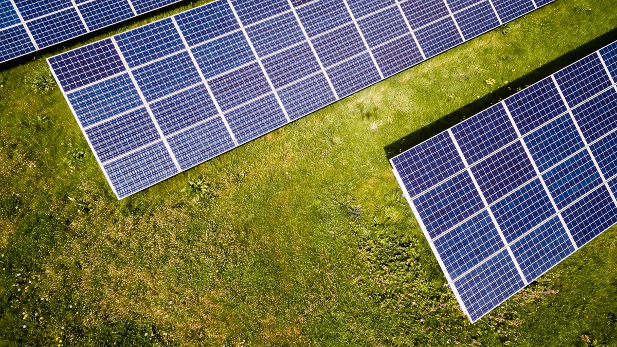 Renewable energy engineers on site